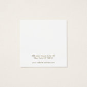 Schlichtes Schwarzes Hinzufügen Ihrer Logo-Netzwer (Rückseite)