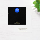 Schlichtes Schwarzes Hinzufügen Ihrer Logo-Netzwer (Schreibtisch)