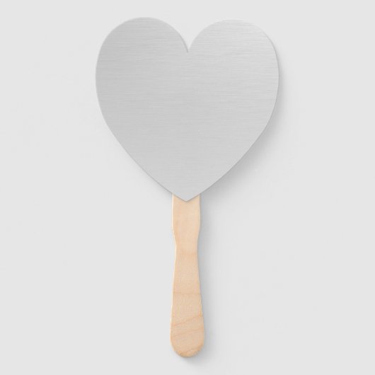 Schlichtes Silber Fächer (Vorderseite)