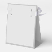 Schlichtes Silber Geschenkschachtel (Rückseite)