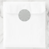Schlichtes Silver Blendet Sticker (Tasche)