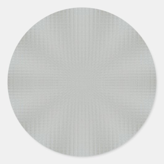 Schlichtes Silver Blendet Sticker (Vorderseite)
