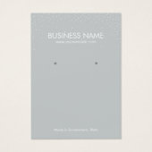 Schlichtes Silver Confetti Schmuckstück Earring Di (Vorderseite)