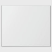 Schlichtes Solid Winter White Geschenkpapier (Flach)