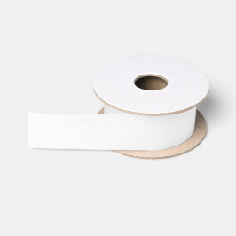 Schlichtes Solid Winter White Satinband