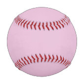 Schlichtes Süßrosa in fester Farbe Baseball (Rückseite)