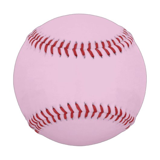 Schlichtes Süßrosa in fester Farbe Baseball (Vorderseite)
