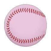 Schlichtes Süßrosa in fester Farbe Baseball (Vorderseite Links)