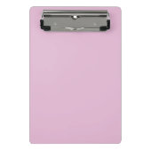 Schlichtes Süßrosa in fester Farbe Mini Klemmbrett (Vorderseite)