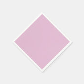 Schlichtes Süßrosa in fester Farbe Serviette (Ecke)