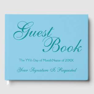 Schlichtes und einfaches Generic Event Guestbook Gästebuch