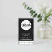 schlichtes Unternehmen Visitenkarte (Stehend Vorderseite)