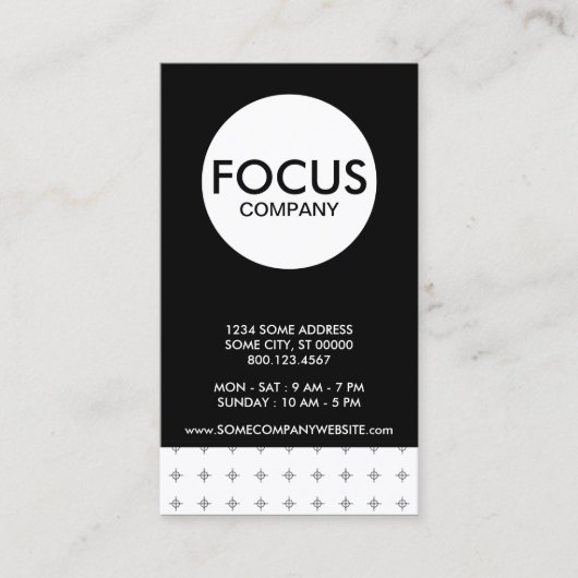 schlichtes Unternehmen Visitenkarte (Vorderseite)