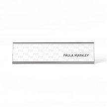 Schlichtes weißgraues, einfaches, modernes Monogra