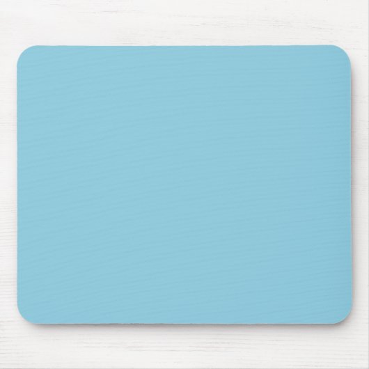 Schlichtes Winterlicht in fester Farbe Blau Mousepad (Vorne)