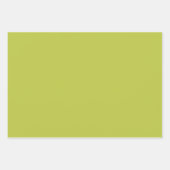 Schlichtes Zitronengras in  Farbe Geschenkpapier Set (Vorderseite 3)