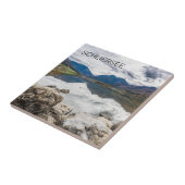 Schliersee Bayerischer See Panorama Souvenir Fliese (Seite)