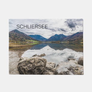 Schliersee Bayerischer See Panorama Souvenir Fußmatte