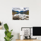 Schliersee Bayerischer See Panorama Souvenir Poster (Heimbüro)