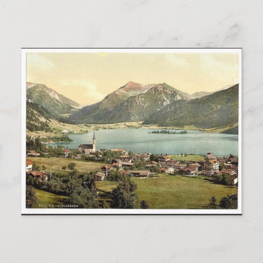 Schliersee, Bayern, Deutschland, Klassiker Fotochr Postkarte (Vorderseite)