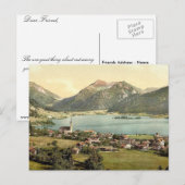 Schliersee, Bayern, Deutschland, Klassiker Fotochr Postkarte (Vorne/Hinten)
