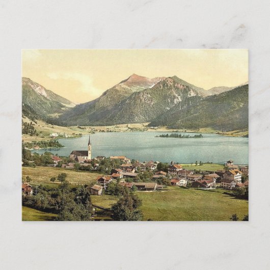 Schliersee, Bayern, Deutschland, Klassiker Fotochr Postkarte (Vorderseite)