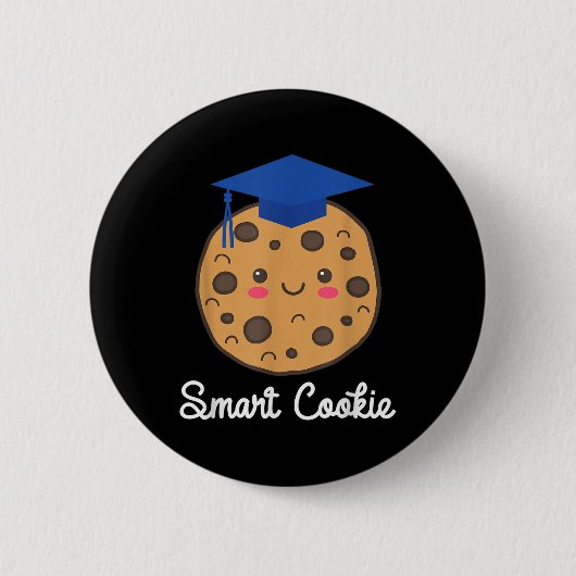 Schließ Cl of 2025 Smart Cookie Abschluss Grad Button (Vorderseite)