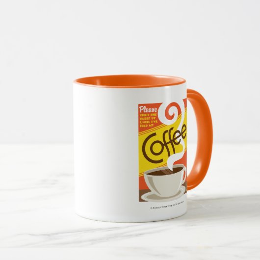 Schließ den Kaffee aus Tasse (VorderseiteRechts)