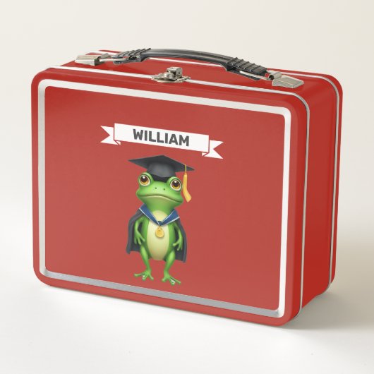 Schließ Frosch Lunch Box (Vorderseite)