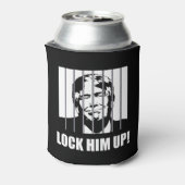 Schließ ihn auf! Anti-Trump-politischer Humor Dosenkühler (Kanne Rückseite)