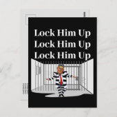 Schließ ihn auf Trump Postcard Postkarte (Vorne/Hinten)