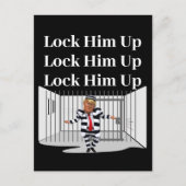 Schließ ihn auf Trump Postcard Postkarte (Vorderseite)