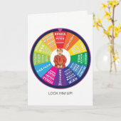 Schließ ihn Trump General Card hoch Karte (Gelbe Blume)