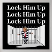 Schließ ihn Trump-Poster ab Poster (Vorne)