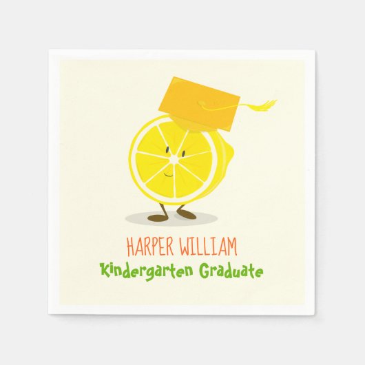 Schließ-Lemon-Zeichen | Serviette (Vorderseite)