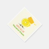 Schließ-Lemon-Zeichen | Serviette (Ecke)