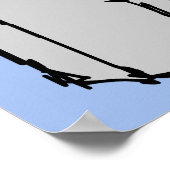 Schließ. Top Secret oder Confidential Icon. Poster (Ecke)