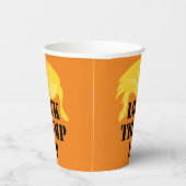 Schließ Trump hoch Pappbecher (Rechts)