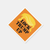 Schließ Trump hoch Serviette (Ecke)