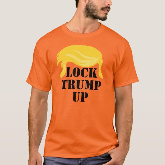 Schließ Trump hoch T-Shirt (Vorderseite)