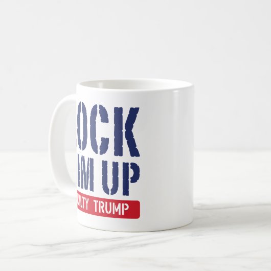 Schließ Trump ihm die Schuld zu Kaffeetasse (Vorderseite Links)