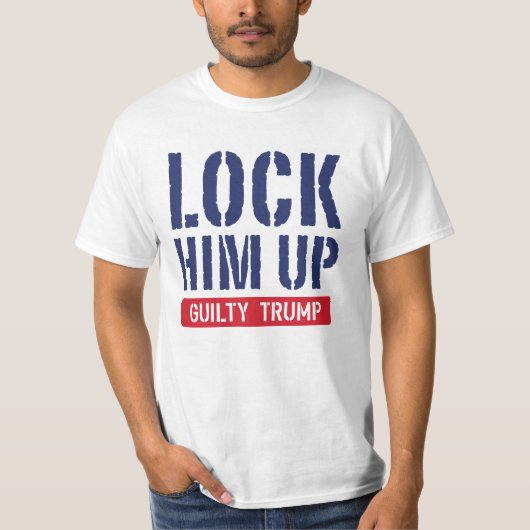 Schließ Trump ihm die Schuld zu T-Shirt (Vorderseite)