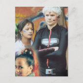 Schließe den Stamm Postkarte (Vorderseite)