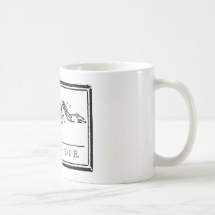 Schließe dich an oder stirb kaffeetasse