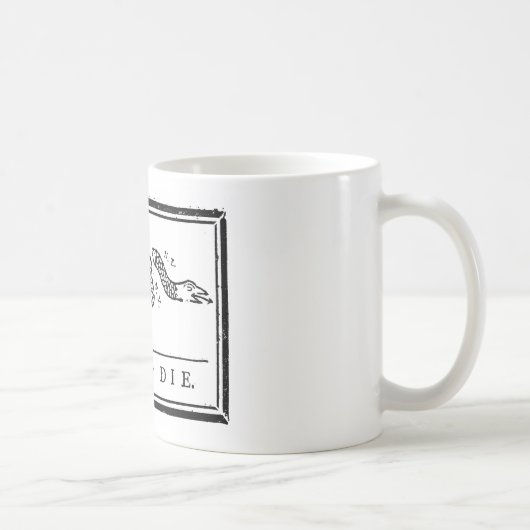 Schließe dich an oder stirb kaffeetasse (Rechts)