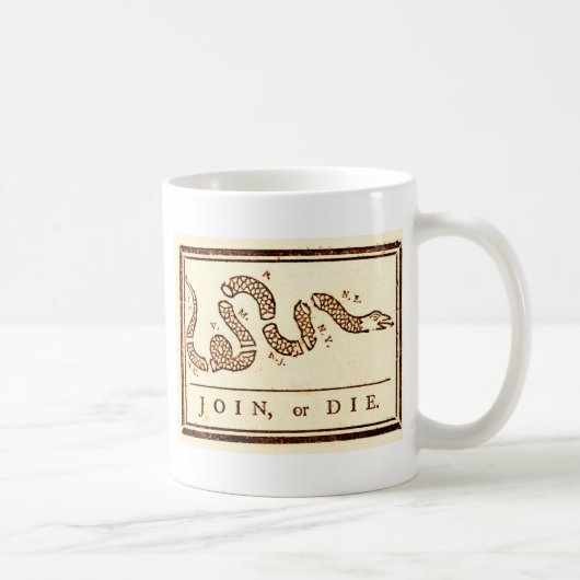 Schließe dich an oder stirb kaffeetasse (Rechts)