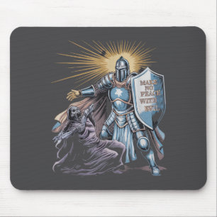 Schließe keinen Frieden mit dem Bösen Erzengel Mic Mousepad