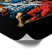 Schließe keinen Frieden mit dem Bösen Erzengel Mic Poster (Ecke)