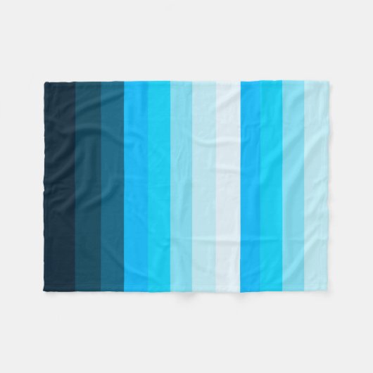 Schließen Blues Fleece Blanket (Vorderseite (Horizontal))