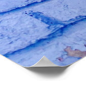 Schließen der Ziegeloberfläche Poster (Ecke)